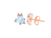 Moonstone & White Topaz Stud Earring RBM-RDE-1260.