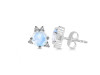 Moonstone & White Topaz Stud Earring RBM-RDE-1260.