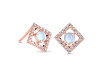 Moonstone & White Topaz Stud Earring RBM-RDE-847.