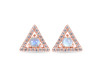 Moonstone & White Topaz Stud Earring RBM-RDE-848.