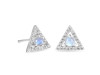 Moonstone & White Topaz Stud Earring RBM-RDE-848.