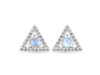 Moonstone & White Topaz Stud Earring RBM-RDE-848.