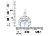 Moonstone Crescent Moon Pendant RBM-RDEP-890.
