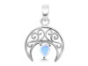 Moonstone Crescent Moon Pendant RBM-RDEP-890.