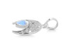 Moonstone Crescent Moon Pendant RBM-RDEP-890.