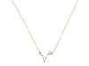 Pisces Zodiac Star Constellation Moonstone & White Topaz Necklace RBM-RDN-387.