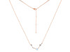 Aries Zodiac Star Constellation Moonstone & White Topaz Necklace RBM-RDN-488.