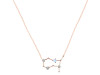 Gemini Zodiac Star Constellation Moonstone & White Topaz Necklace RBM-RDN-490.