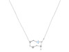 Gemini Zodiac Star Constellation Moonstone & White Topaz Necklace RBM-RDN-490.