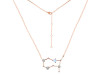 Gemini Zodiac Star Constellation Moonstone & White Topaz Necklace RBM-RDN-490.