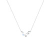 Libra Zodiac Star Constellation Moonstone & White Topaz Necklace RBM-RDN-494.