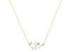 Sagittarius Zodiac Star Constellation Moonstone & White Topaz Necklace RBM-RDN-496.