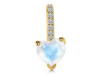 Moonstone & White Topaz Pendant RBM-RDP-819.