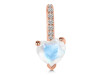 Moonstone & White Topaz Pendant RBM-RDP-540.
