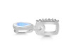 Moonstone & White Topaz Pendant RBM-RDP-779-CZ-LOOP.