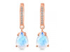 Moonstone & White Topaz Earring RBM-RDE-1223.