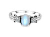 Moonstone & White Topaz Ring RBM-RDR-1442.