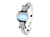 Moonstone & White Topaz Ring RBM-RDR-1442.