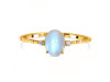 Moonstone & White Topaz Ring RBM-RDR-1938-A.
