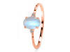 Moonstone & White Topaz Ring RBM-RDR-1938-A.
