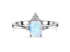 Moonstone & White Topaz Ring RBM-RDR-2194.