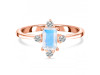 Moonstone & White Topaz Ring RBM-RR-275.
