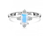 Moonstone & White Topaz Ring RBM-RR-275.