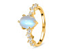 Moonstone & White Topaz Ring RBM-RDR-2241.