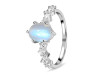 Moonstone & White Topaz Ring RBM-RDR-2241.