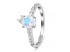 Moonstone & White Topaz Ring RBM-RDR-2303.
