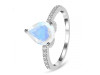 Moonstone & White Topaz Ring RBM-RDR-2860.
