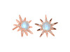 Moonstone & White Topaz Stud Earring RBM-RE-50.