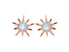 Moonstone & White Topaz Stud Earring RBM-RE-50.