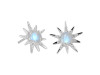Moonstone & White Topaz Stud Earring RBM-RE-50.