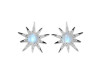 Moonstone & White Topaz Stud Earring RBM-RE-50.