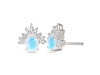 Moonstone & White Topaz Stud Earring RBM-RE-71.
