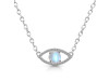 Moonstone & White Topaz Necklace RBM-RN-1.