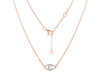 Moonstone & White Topaz Necklace RBM-RN-1.