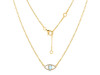Moonstone & White Topaz Necklace RBM-RN-1.