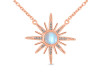 Moonstone & White Topaz Necklace RBM-RN-18.