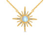 Moonstone & White Topaz Necklace RBM-RN-18.