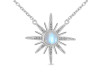 Moonstone & White Topaz Necklace RBM-RN-18.