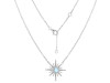 Moonstone & White Topaz Necklace RBM-RN-18.