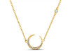 Moonstone & White Topaz Necklace RBM-RN-30.