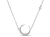 Moonstone & White Topaz Necklace RBM-RN-30.