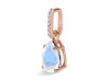 Moonstone & White Topaz Pendant RBM-RP-76.