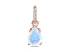 Moonstone & White Topaz Pendant RBM-RP-76.