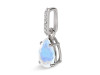 Moonstone & White Topaz Pendant RBM-RP-76.