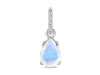 Moonstone & White Topaz Pendant RBM-RP-76.