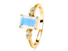 Moonstone & White Topaz Ring RBM-RR-139.